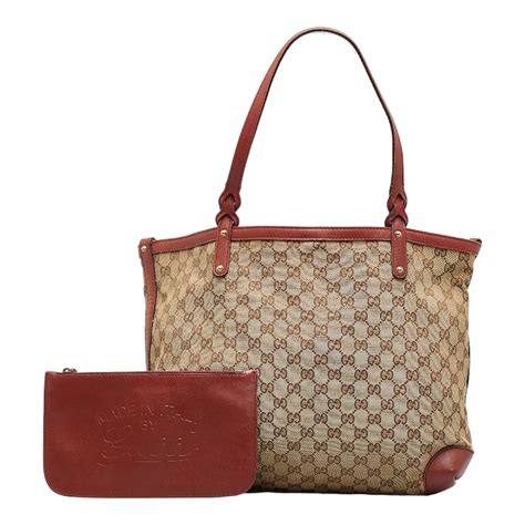 Gucci Diamante Tote Bag Shoulder 247209 Beige Orange 